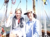 Gino & Jurgen aan boord van hun ballon Belgica II