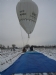 de landing met een unpralle ballon